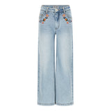 Moschino Kids Girl's Light Blue Jeans