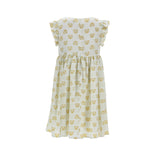 Moschino Kids Girl's  White & Gold  Dress