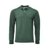 Hackett London Men's Dark Green Long Sleeve Polo Shirt