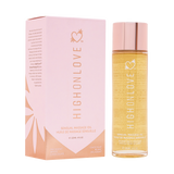 High On Love Decadent White Chocolate Massage Oil 120ml Pink Basic