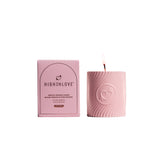 High On Love Massage Candle Champagne & Strawberries 250gm Pink Basic
