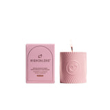 High On Love Massage Candle Champagne & Strawberries 250gm Pink Basic