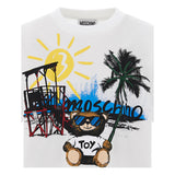 Moschino Kids Boy's Optical White T-Shirt