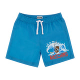 Moschino Kids Boy's Ocean Blue Swimsuit