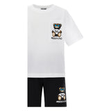 Moschino Kids Boy's Set of T-shirt & Bermuda
