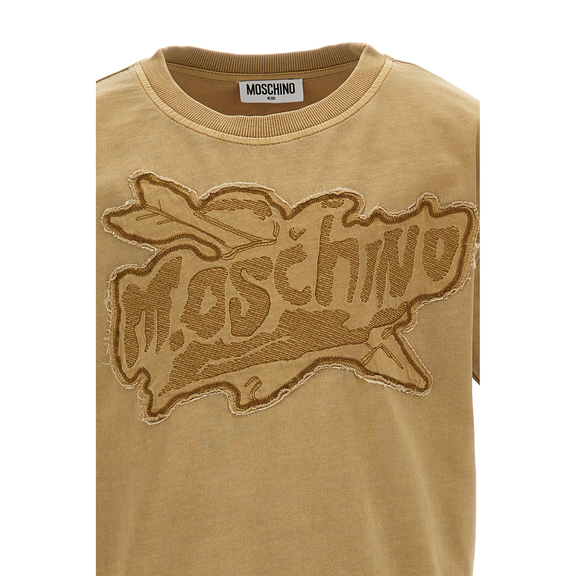 Moschino Kids Boy's Natural Sand T-Shirt | GCC | Kids and Teens | Kids and Teens Boy Tops | Kids and Teens Tops | Kids Clothing | Kids Fashion | Kids Teen Collection Moschino Kids Boy's Natural Sand T-Shirt | GCC | Kids and Teens | Kids and Teens Boy Tops | Kids and Teens Tops | Kids Clothing | Kids Fashion | Kids Teen Collection