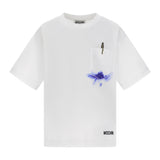 Moschino Kids Boy's Optical White T-Shirt