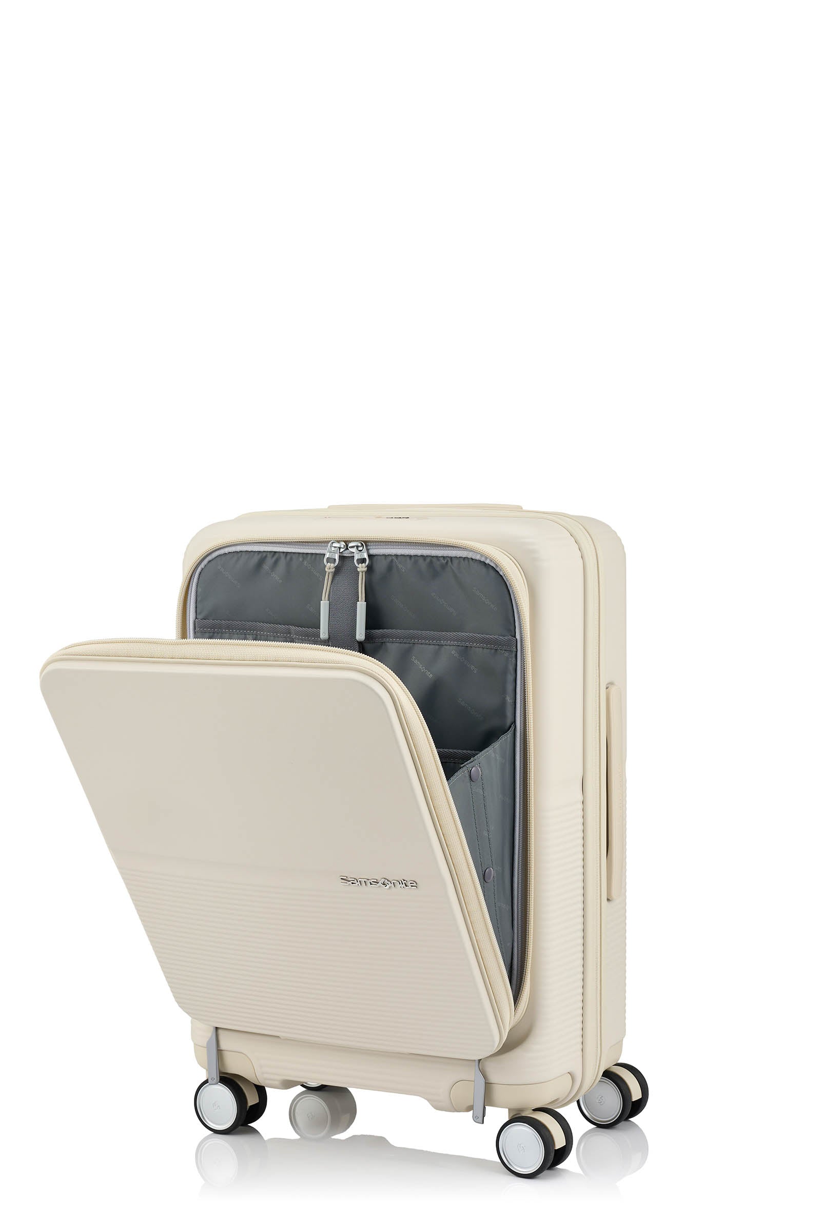 Samsonite Flatform Spinner Ivory Hard Luggage
