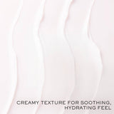 Thick, white, creamy texture with multiple wavy, vertical ridges.