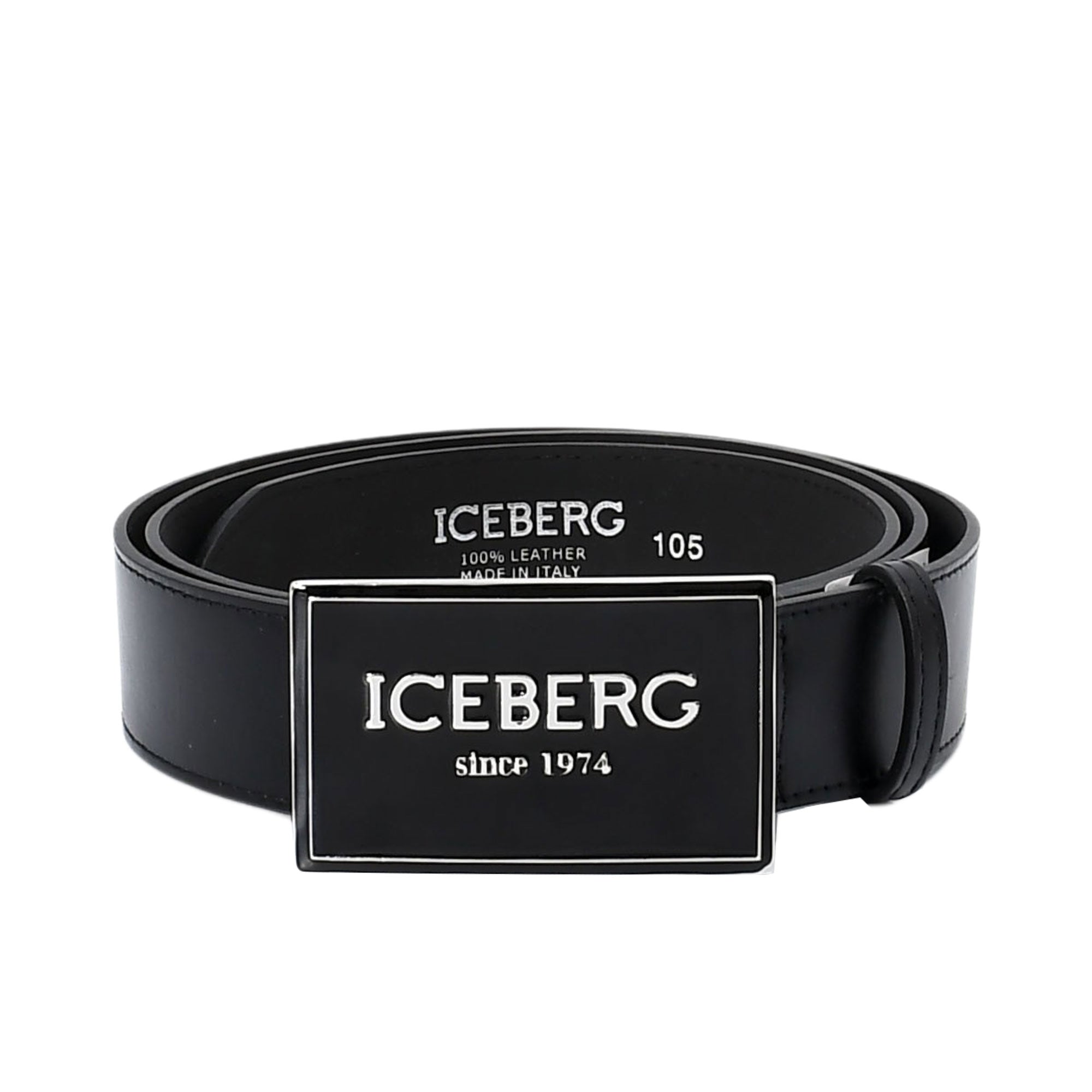 Iceberg Women's Black Leather Belt | Accessories | Belt | Belts | departure-to-desk | GCC | new-season-2025 | Women | Women's Belt | Womens