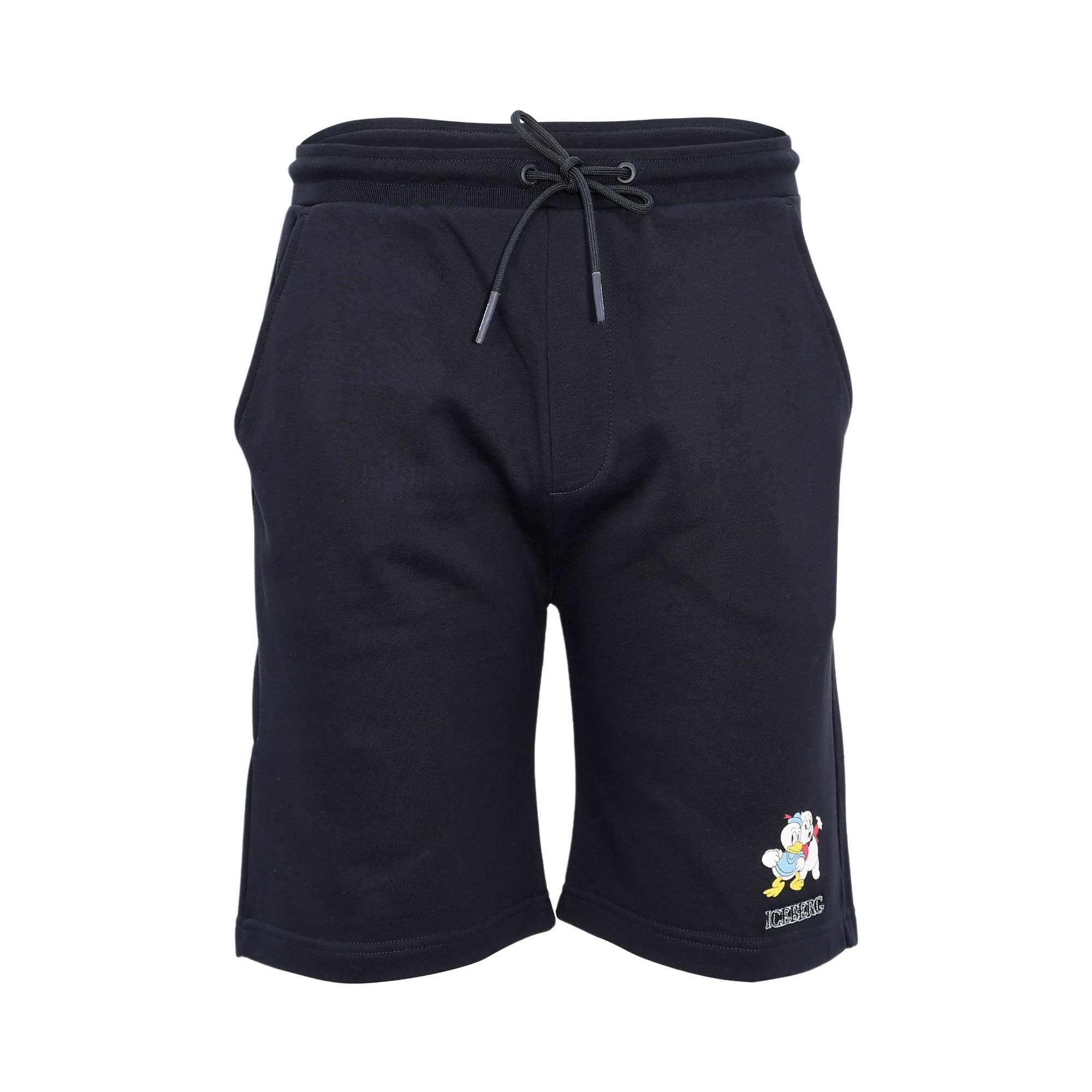 Iceberg Gebts Black Sweat Shorts with Donald Duck Embroidered Patch | GCC | Men | Men Shorts | Mens | Mens Fashion | Trousers & Shorts Iceberg Gebts Black Sweat Shorts with Donald Duck Embroidered Patch | GCC | Men | Men Shorts | Mens | Mens Fashion | Trousers & Shorts
