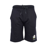 Iceberg Gebts Black Sweat Shorts with Donald Duck Embroidered Patch