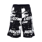 Iceberg Gents Black Graphic Print Sweat Shorts