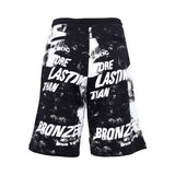 Iceberg Gents Black Graphic Print Sweat Shorts