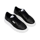 Iceberg Gents Black Leather Sneakers