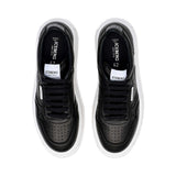Iceberg Gents Black Leather Sneakers