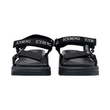 Iceberg Men's Black Strappy Sandals