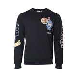 Iceberg Men's Black Sweatshirt With Cartoon Details