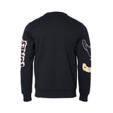 Iceberg Men's Black Sweatshirt With Cartoon Details
