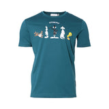 Iceberg Men's Blue T-shirt With Cartoon Print