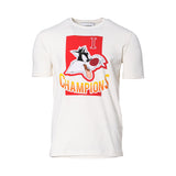 Iceberg Men's Off-white T-shirt with Cartoon Print