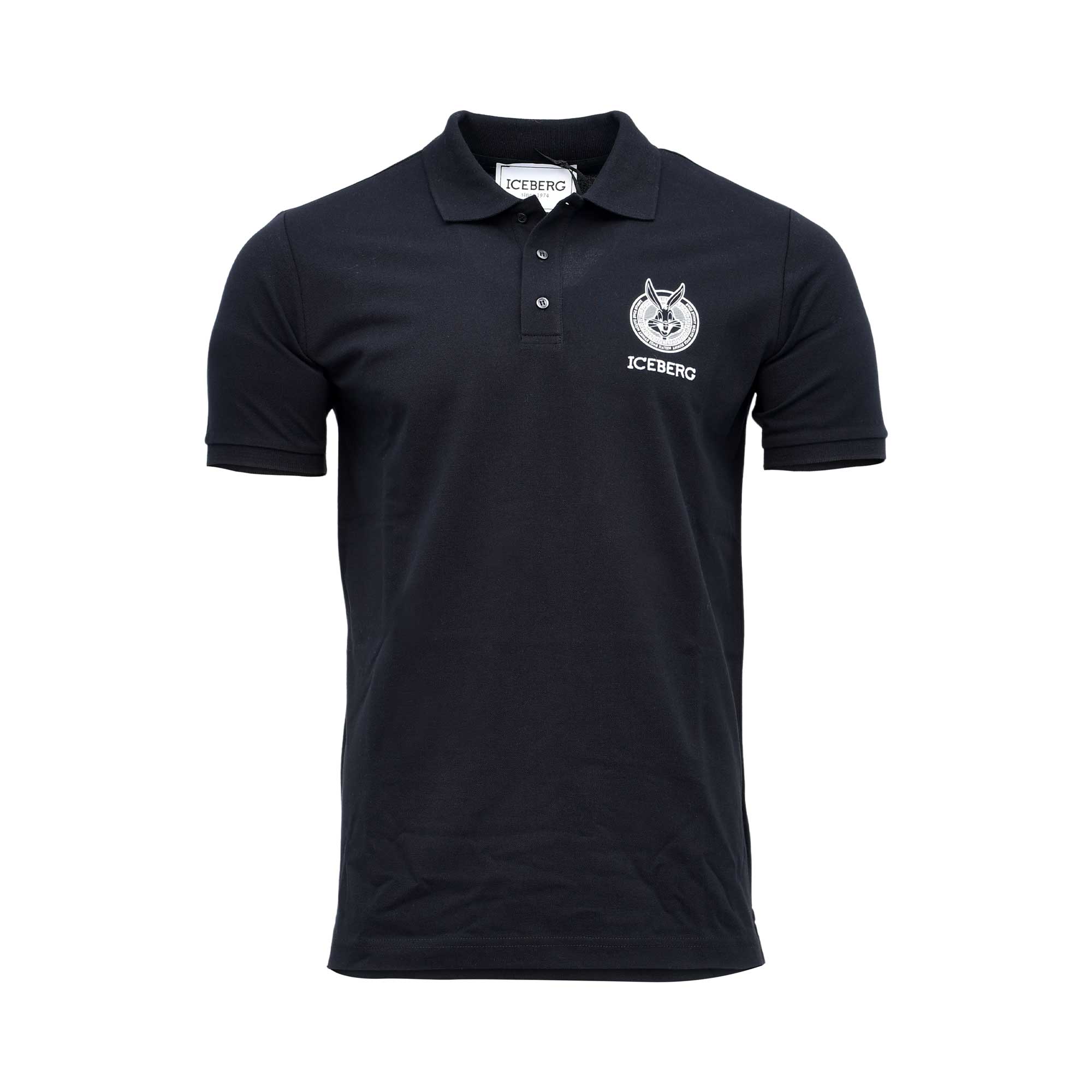 Iceberg Men's Black Polo Shirt with Embroidered Logo | All Clothing | GCC | Men | Men's Polo Shirt | Mens | Tops & T-Shirts Iceberg Men's Black Polo Shirt with Embroidered Logo | All Clothing | GCC | Men | Men's Polo Shirt | Mens | Tops & T-Shirts