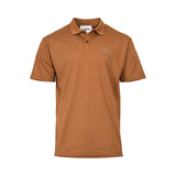 Iceberg Men's Brown Classic Logo Patch Polo Shirt