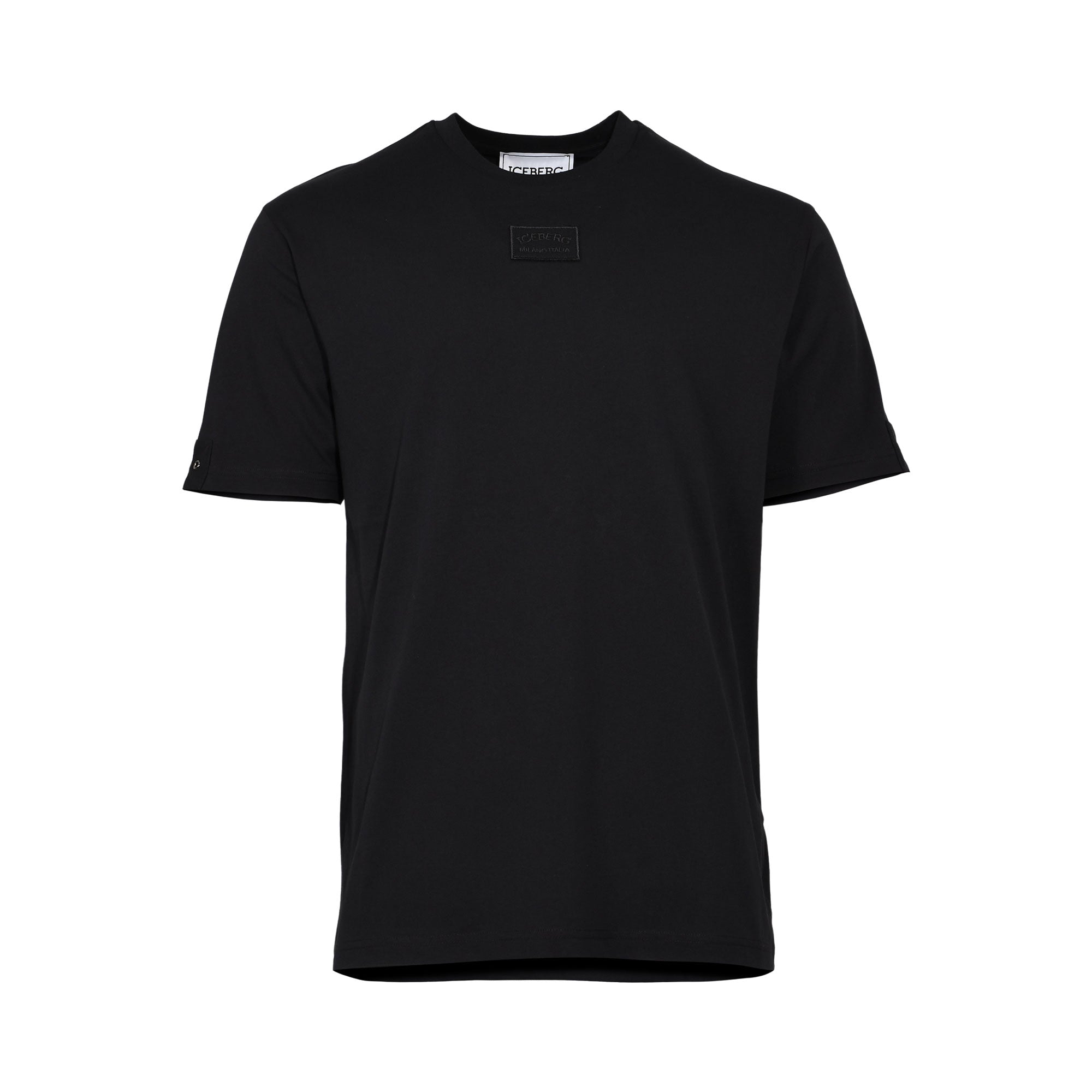 Iceberg Men's Black Cotton Classic T-shirt | All Clothing | GCC | Men | Mens | Mens Fashion | Tops & T-Shirts