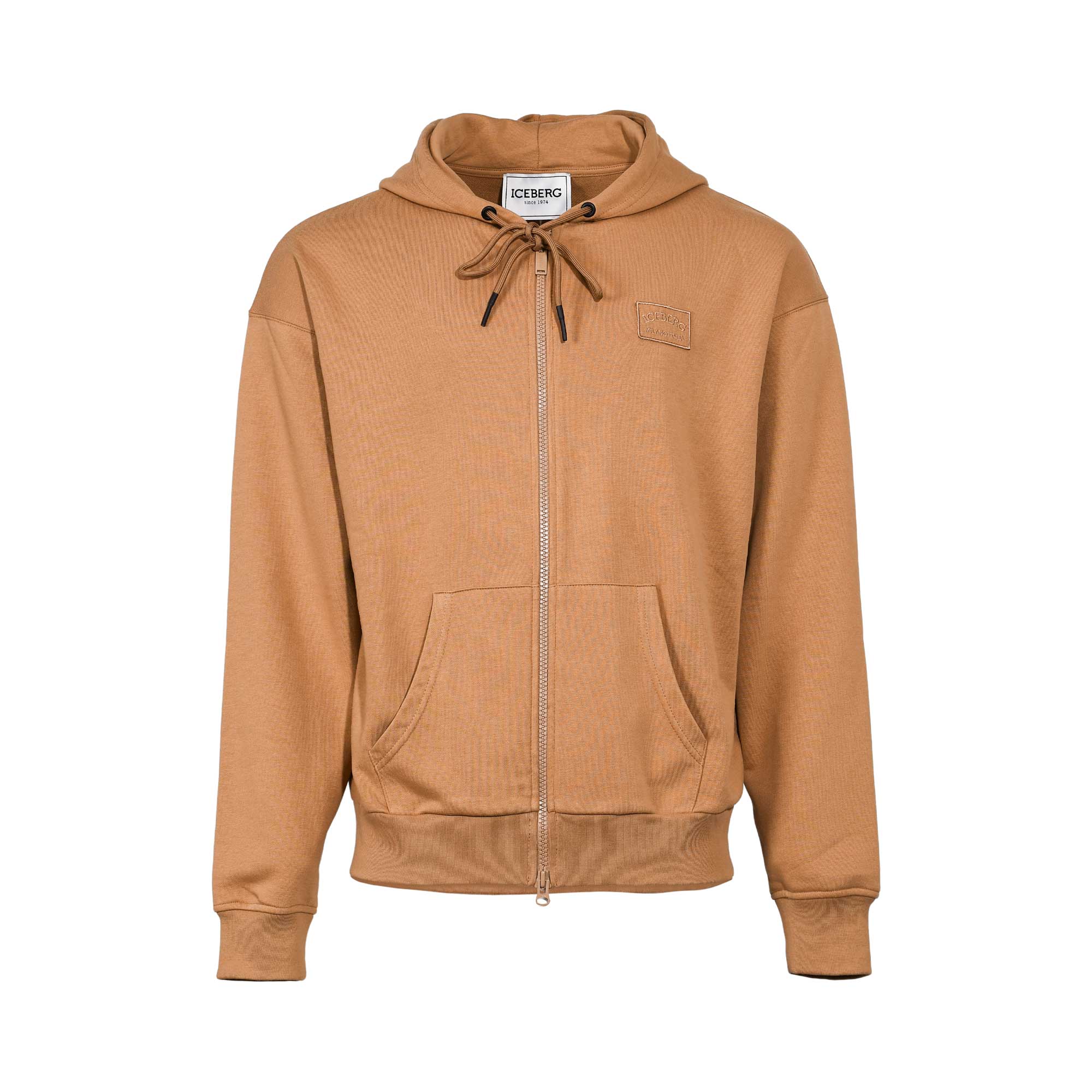 Iceberg Men's Brown Logo Zip-Up Hooded Sweatshirt | All Clothing | GCC | Men | Men Sweatshirt & Hoodies | Mens | Mens Fashion Iceberg Men's Brown Logo Zip-Up Hooded Sweatshirt | All Clothing | GCC | Men | Men Sweatshirt & Hoodies | Mens | Mens Fashion