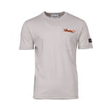 Iceberg Men's Light Grey Cat Pocket T-Shirt