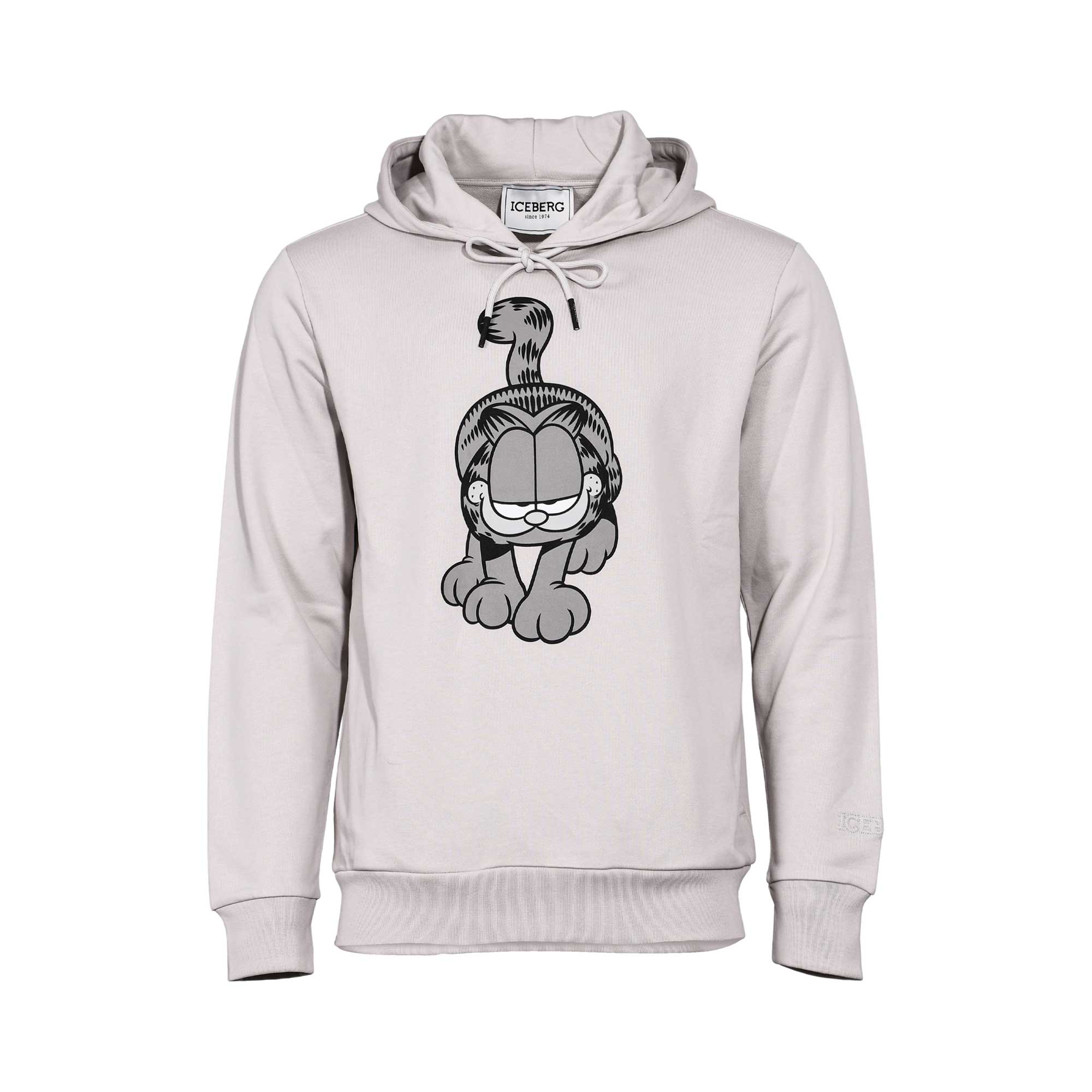 Iceberg Men's Light Grey Garfield Hoodie | All Clothing | GCC | Men | Men Sweatshirt & Hoodies | Mens | Mens Fashion Iceberg Men's Light Grey Garfield Hoodie | All Clothing | GCC | Men | Men Sweatshirt & Hoodies | Mens | Mens Fashion