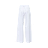 Iceberg Ladies White Wide-Leg Pants