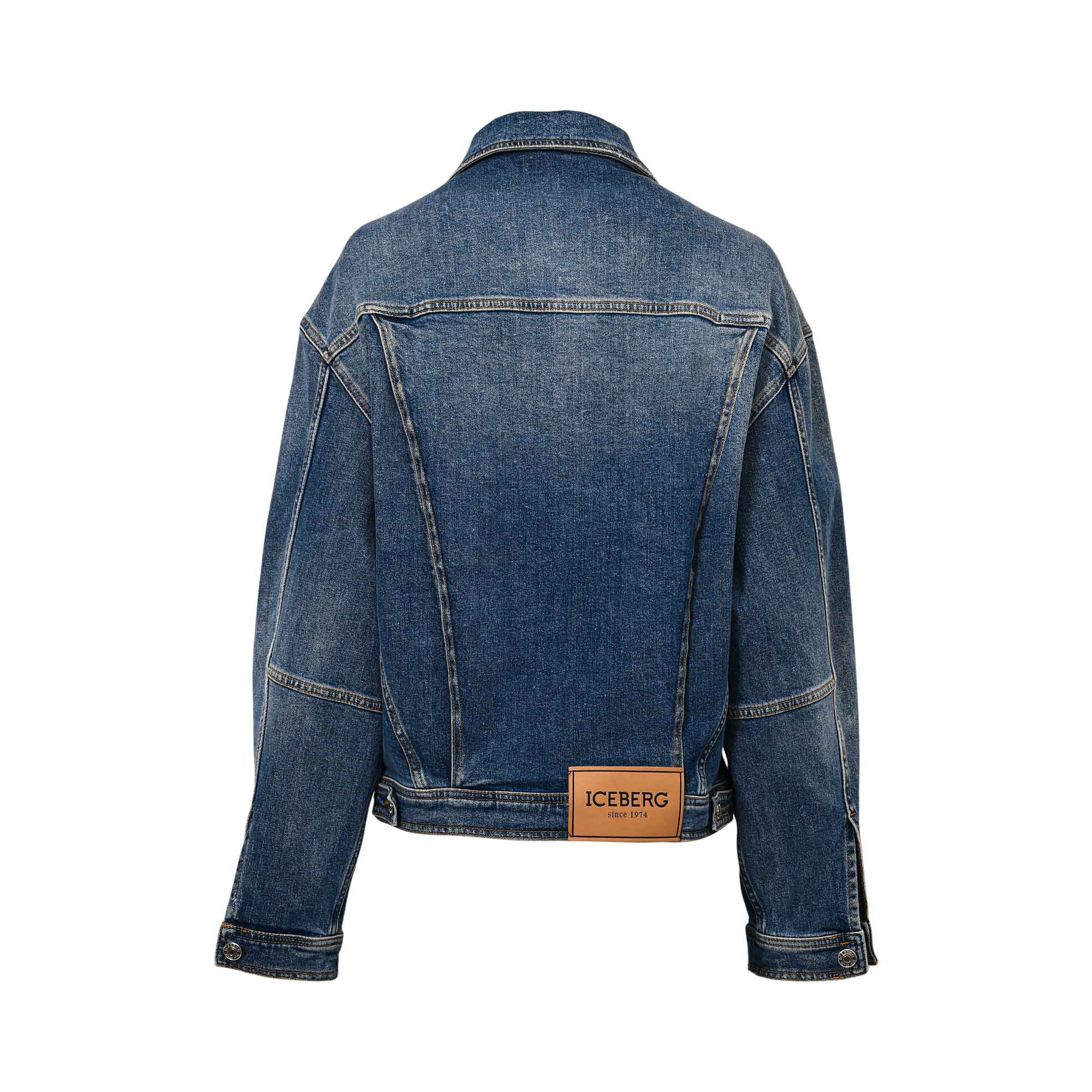 Iceberg Women's Denim Jacket with Logo Detail | Clothing | Coats & Jackets | Denim | GCC | Women | Women All Clothing | Women All Clothing Denim | Womens | Womens Fashion Iceberg Women's Denim Jacket with Logo Detail | Clothing | Coats & Jackets | Denim | GCC | Women | Women All Clothing | Women All Clothing Denim | Womens | Womens Fashion