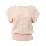 Iceberg Ladies Peach Knit Top