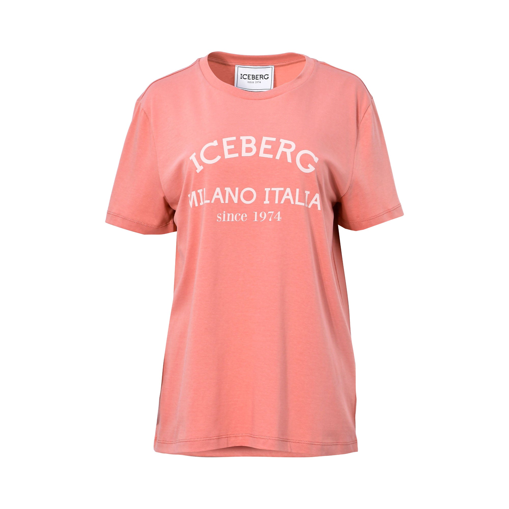 Iceberg Ladies Peach T-Shirt with Logo | GCC | Winter 2024 | Women | Women All Clothing | Women T-Shirts | Womens Iceberg Ladies Peach T-Shirt with Logo | GCC | Winter 2024 | Women | Women All Clothing | Women T-Shirts | Womens