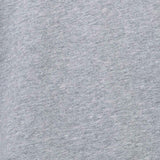 Light grey melange sweater fabric with a soft, heathered knit texture.