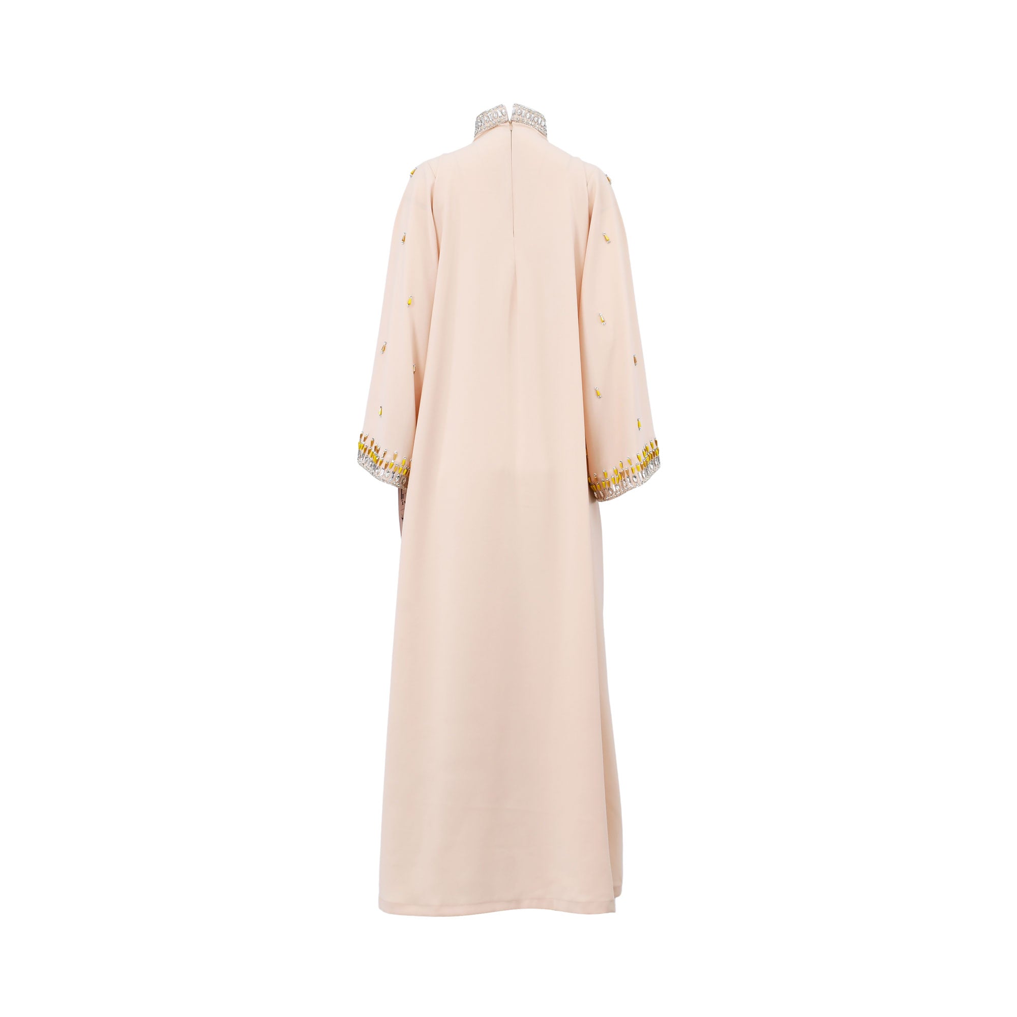 Ik Line Women's Peach Embellished High-Neck Jalabiya | Clothing | departure-to-desk | GCC | Jalabiya | Kaftans & Abayas | new-season-2025 | Women | Women All Clothing | Women All Clothing Traditional Wear Ramadan Edit | Womens | Womens Fashion Ik Line Women's Peach Embellished High-Neck Jalabiya | Clothing | departure-to-desk | GCC | Jalabiya | Kaftans & Abayas | new-season-2025 | Women | Women All Clothing | Women All Clothing Traditional Wear Ramadan Edit | Womens | Womens Fashion