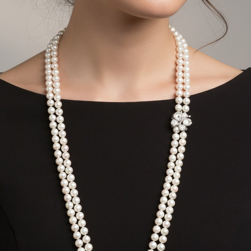 Bronzallure Cultured Freshwater Pearl White   One Size