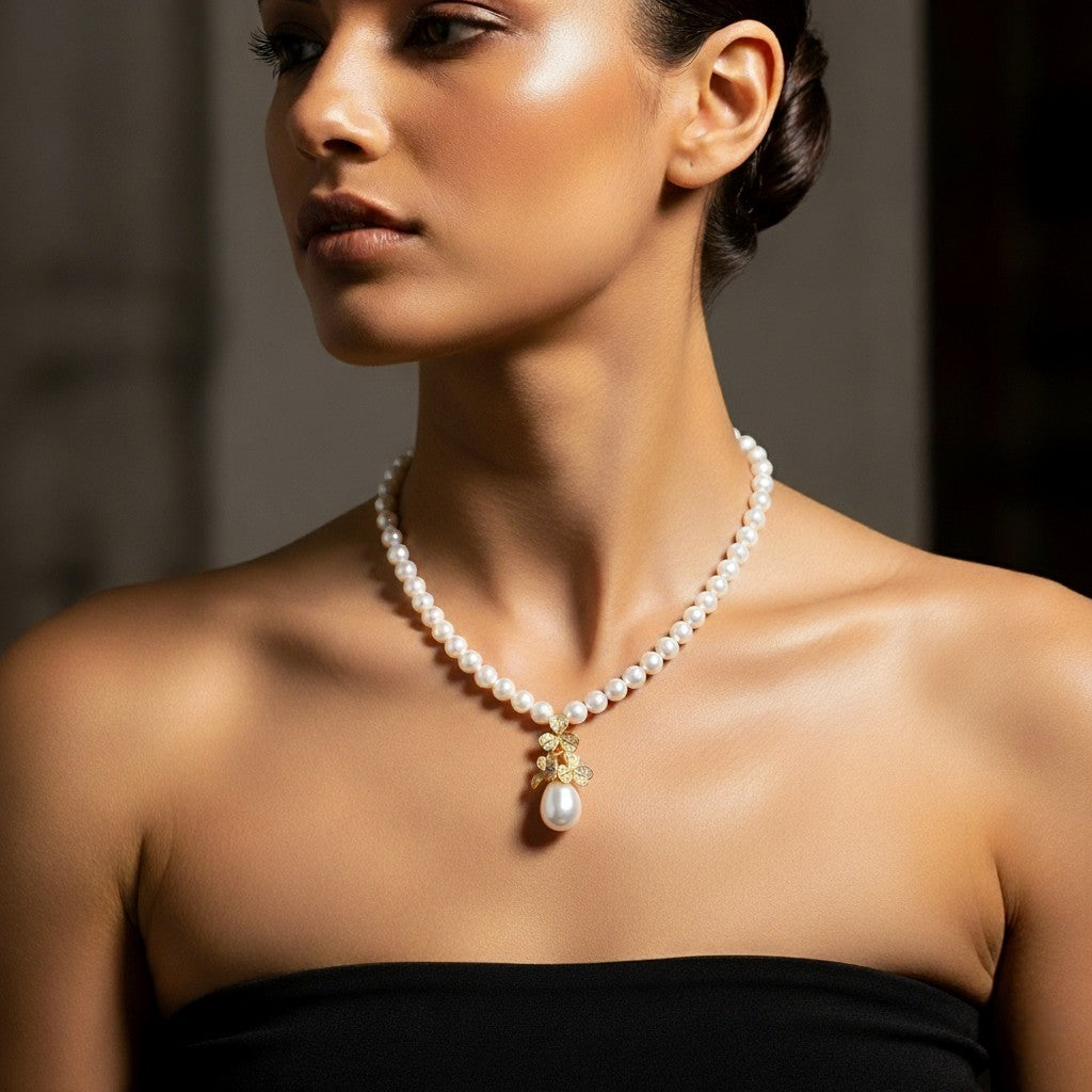 Bronzallure Cultured Freshwater Pearl White   One Size