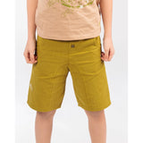 Ein Ghein Kids Boy's Green Shorts with side embroidery