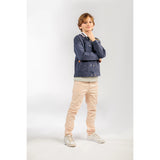 Ein Ghein Kids Boy's Light Rose with Colored Embroidery Jeans