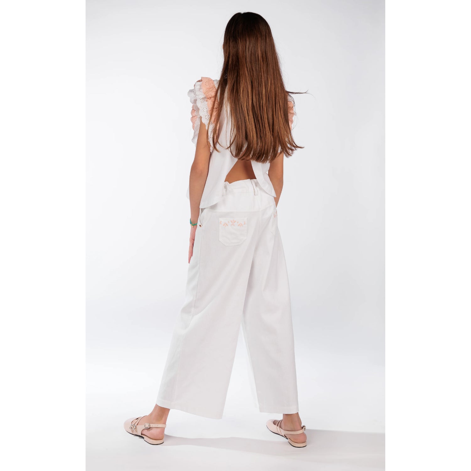 Ein Ghein Kids Girl's White Jeans with Embroidery | GCC | Kids and Teens | Kids and Teens Bottoms | Kids and Teens Girl Bottoms | Kids Clothing | Kids Fashion | Kids Girls (3 YRS -16 YRS) | Kids Teen Collection Ein Ghein Kids Girl's White Jeans with Embroidery | GCC | Kids and Teens | Kids and Teens Bottoms | Kids and Teens Girl Bottoms | Kids Clothing | Kids Fashion | Kids Girls (3 YRS -16 YRS) | Kids Teen Collection