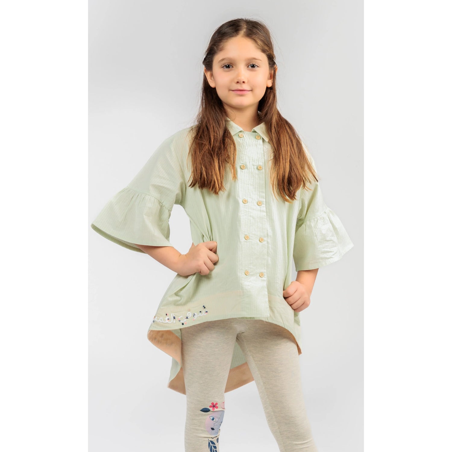 Ein Ghein Kids Girl's Green Long Shirt Shoufi El Amar | GCC | Kids and Teens | Kids and Teens Girl Tops | Kids and Teens Tops | Kids Clothing | Kids Fashion | Kids Girls (3 YRS -16 YRS) | Kids Teen Collection Ein Ghein Kids Girl's Green Long Shirt Shoufi El Amar | GCC | Kids and Teens | Kids and Teens Girl Tops | Kids and Teens Tops | Kids Clothing | Kids Fashion | Kids Girls (3 YRS -16 YRS) | Kids Teen Collection
