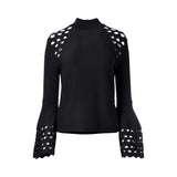 Anne Fontaine Women's Black Pullover Top