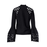 Anne Fontaine Women's Black Pullover Top