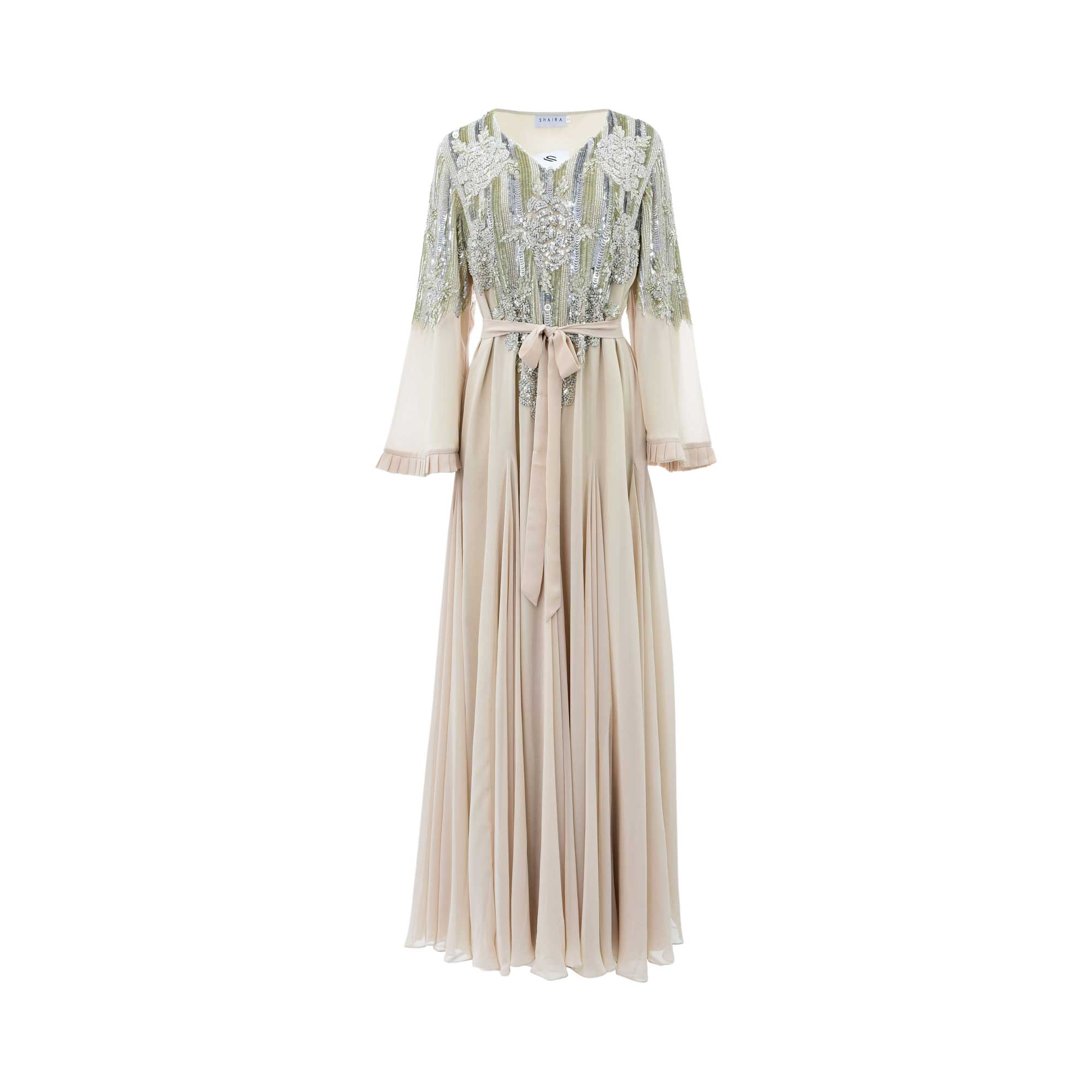 Shaira Women's Beige Kaftan | Clothing | GCC | Kaftan | Kaftans & Abayas | Traditional Wear | Women | Women All Clothing | Women All Clothing Traditional Wear Ramadan Edit | Womens | Womens Fashion Shaira Women's Beige Kaftan | Clothing | GCC | Kaftan | Kaftans & Abayas | Traditional Wear | Women | Women All Clothing | Women All Clothing Traditional Wear Ramadan Edit | Womens | Womens Fashion