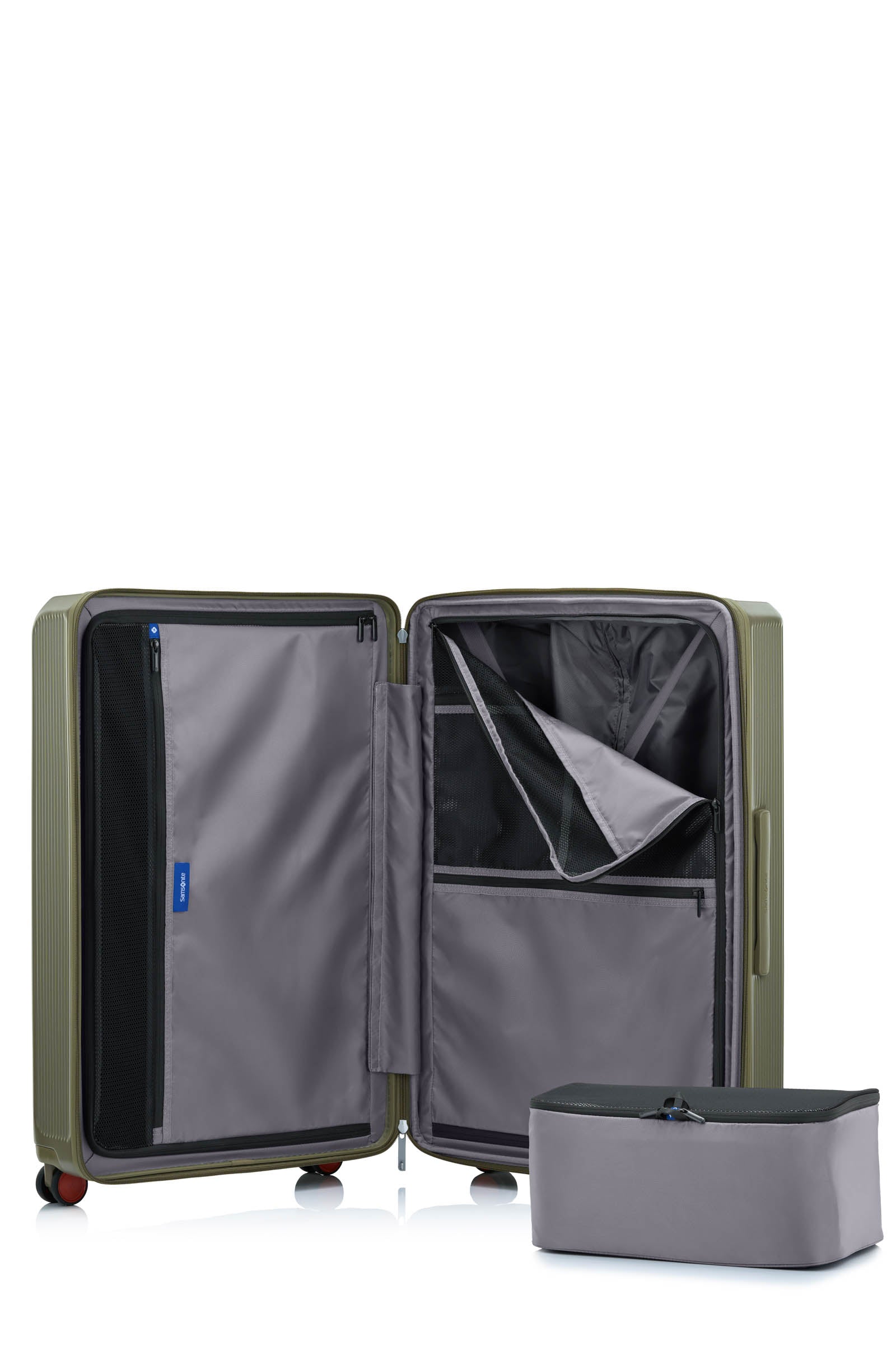 Samsonite Voypod Spinner Olive Hard Luggage