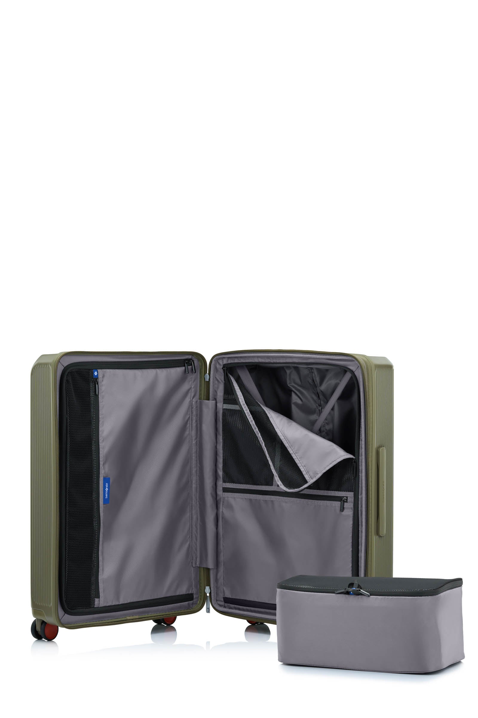Samsonite Voypod Spinner Olive Hard Luggage