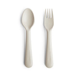 Mushie Kids New Born Fork  Spoon Ivory