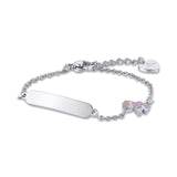 Luca Barra Girl's Steel Bracelet With Unicorn